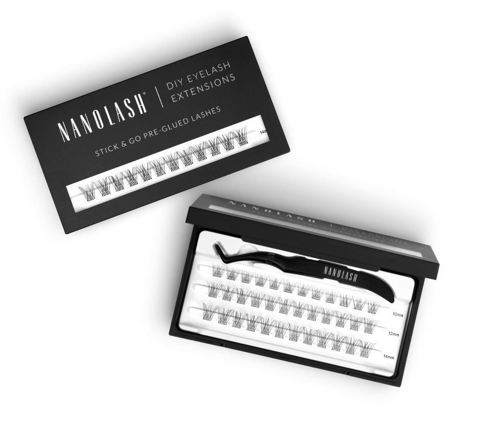 Předlepené řasy pro domácí prodloužení nanolash