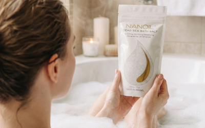 nanoil koupelová sůl z mrtvého moře